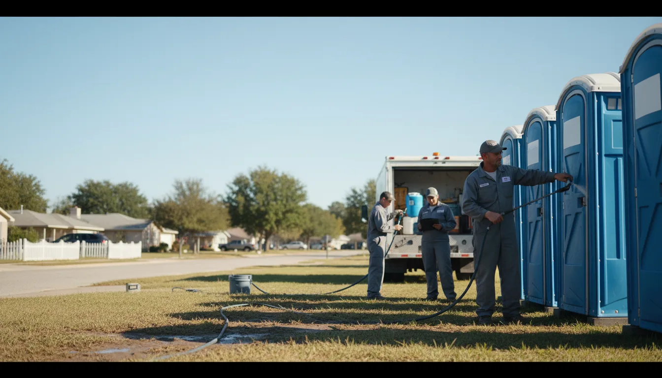 Long-Term Portable Toilet Rental in Lovelady, TX near me
